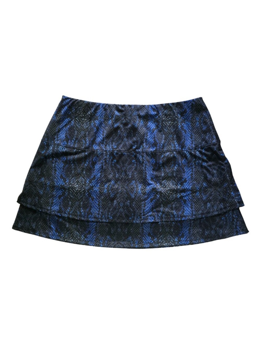 Lucky In Love Snakeskin Print Tennis Skirt Skort Golf Pleated Size Large 12/14